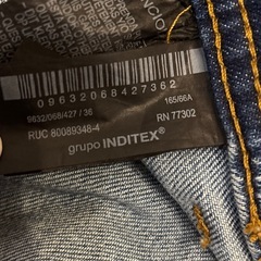 ZARA デニム　ジーンズの画像