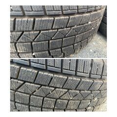 スタッドレス!!バリ溝!!2024年製!!エスティマ/アルファードなどに♪215/60R17/トヨタ純正ホイール!!の画像