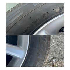 スタッドレス!!バリ溝!!2024年製!!エスティマ/アルファードなどに♪215/60R17/トヨタ純正ホイール!!の画像