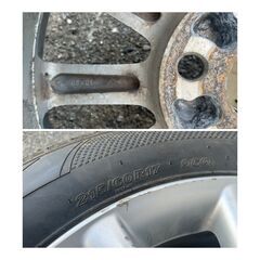 スタッドレス!!バリ溝!!2024年製!!エスティマ/アルファードなどに♪215/60R17/トヨタ純正ホイール!!の画像