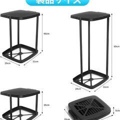 ゴミ袋ホルダー ゴミ箱 蓋付き 高さ三段階調整 スリム 省スペース におい遮断の画像