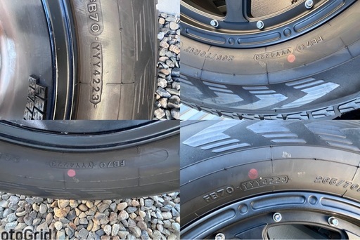 美品！ヨコハマ スタッドレス プラド　FJ サーフ　ハイラックス　4本セット 美品！プラド FJ サーフ ハイラックス スタッドレスヨコハマ4本