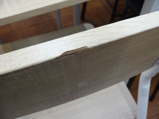 二人掛け ダイニングセット 天板寸法(約) 70 × 70 cm【モノ市場東浦店】125