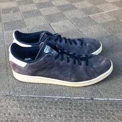 Adidas アディダス 30 スタンスミススニーカー　ネイビーの画像