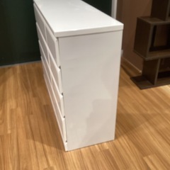 【トレファク神戸南店】4段チェスト　ホワイトです‼︎【取りに来られる方限定】 の画像