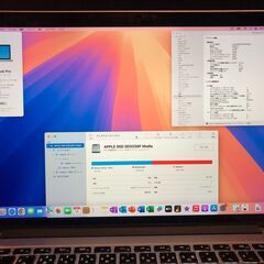 MacBook Pro Retina 15インチ・高性能クアッドコアCi7／大容量メモリー16GB搭載／大容量SSD-256GB搭載／Office2019／MacOS（Sequoia）とWindows11デュアルブート設定済にて都度選択起動OKの画像