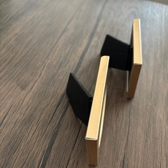 ゴールド　高級感のある写真たて　名刺サイズのカードホルダーの画像