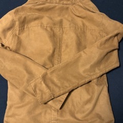 ZARA MAN ブラウン スエード風ジャケット Lの画像
