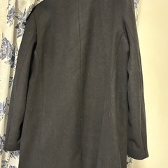 黒 スタンドカラー チェスターコート US 40Sの画像