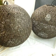 お引取り限定/三重県/値引不可　ニトリ　ペンダントライト2個セット　【20251009-4】の画像