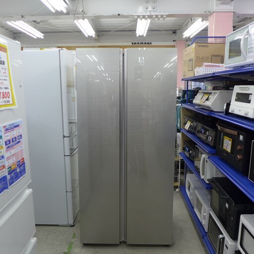 中古 475L 2ドア冷蔵庫 アクア/AQUA　AQR-SBS48K　2022年製 　公田店