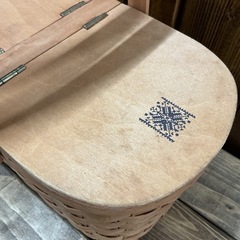 木製　バッグの画像