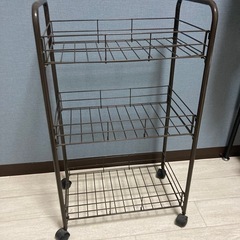 スチールラック　ブラウンの画像