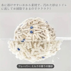 【新品未使用】　猫ちゃん　安全おから砂　大量20袋セットの画像