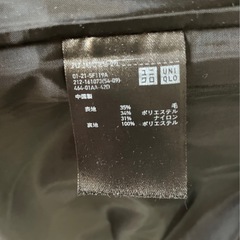 UNIQLOロングコートの画像