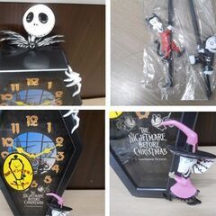未使用 ナイトメアー・ビフォア・クリスマス 掛け時計 振り子 THE NIGHTMARE BEFORE CHRISTMAS 苫小牧西店の画像