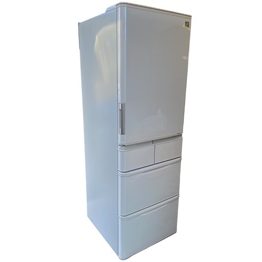 【ジ1009-11】5ドアで収納たくさん出来る‼️5SHARP ノンフロン冷蔵冷凍庫 SJ-PW41C-C 2017年製 ファミリータイプ冷蔵庫