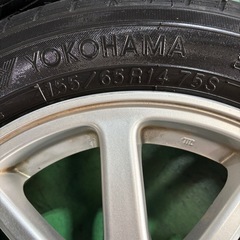 ダイハツ ムーヴ 純正　ホイール 14インチ タイヤ ホイール YOKOHAMAの画像
