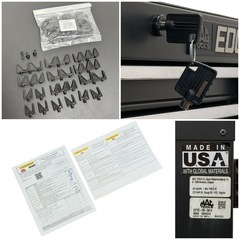 ○2022年製 良品 MAC TOOLS マックツールズ EDGE 7ドロワー ワークステーション ロールキャビネット ワゴン E2722-FB-RAW ジモティ姫路の画像