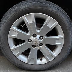 三菱デリカD5 18インチ純正アルミホイール 4本セットの画像