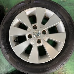 スズキ ワゴンR 純正　14インチ タイヤ ホイール BRIDGESTONEの画像