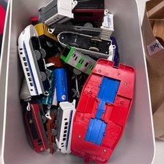 子供のおもちゃ　プラレール　線路　電車の画像