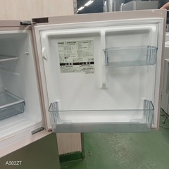 16 J022 設置まで対応  　ツインバード　ガラスデザイン　冷蔵庫　146Lの画像