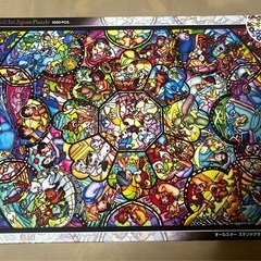 ディズニー　ステンドアートジグソーパズル1000PCSの画像