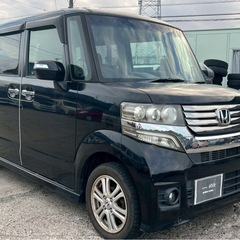 【支払総額17.8万円】人気車種N-BOXカスタム車検令和9年10月ワンセグTVバックカメラETC片側パワスラ機関良好！の画像