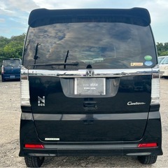【支払総額17.8万円】人気車種N-BOXカスタム車検令和9年10月ワンセグTVバックカメラETC片側パワスラ機関良好！の画像