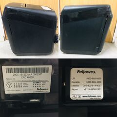 【❗️✨あると便利✨❗️】🔒Fellowes フェローズ シュレッダー CRC46539✨A4自動給紙対応モデル✨の画像