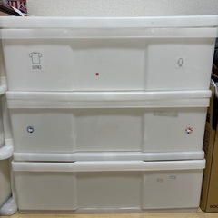 プラスチック　収納ケース　受付終了の画像
