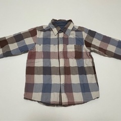 チェック柄シャツ【男の子】の画像