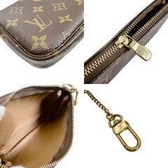 ルイヴィトン M58009 ポーチ ブラウン  LOUIS VUITTON ミニ・ポシェット・アクセソワール モノグラムの画像
