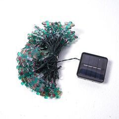 【新品】クリスマスツリー ストリングライト ソーラー充電 6ｍ・50球 イルミネーション クリスマス fy016 の画像