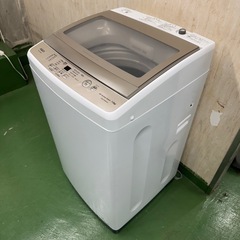 24 R13  アクア　クリアガラストップ　22年製　洗濯機　7㌔　冷蔵庫　安い　の画像