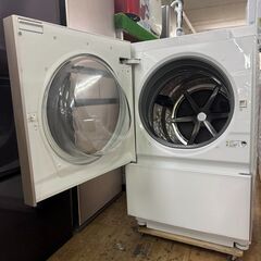 地域限定送料無料　美品【 Panasonic 】パナソニック 洗濯10.0㎏/乾燥3.0㎏ ドラム式洗濯機 液体洗剤・柔軟剤 自動投入 スマホで洗濯 温水泡洗浄W NA-VG1200Lの画像