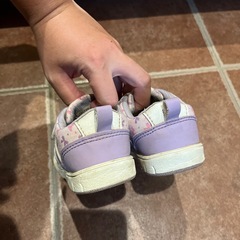 かるりんぱ　キッズ　靴　15cmの画像