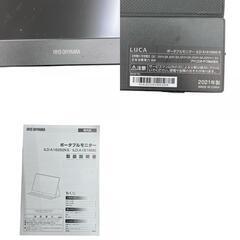 186000 現状品 IRISOHYAMA アイリスオーヤマ ポータブルモニター LUCA ILD-A1616MS-B  ブラック 15.6インチ [250919HM070206]の画像