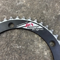 ［自転車専門店］USED自転車パーツ☆ Sugino禅messenger(44T）の画像