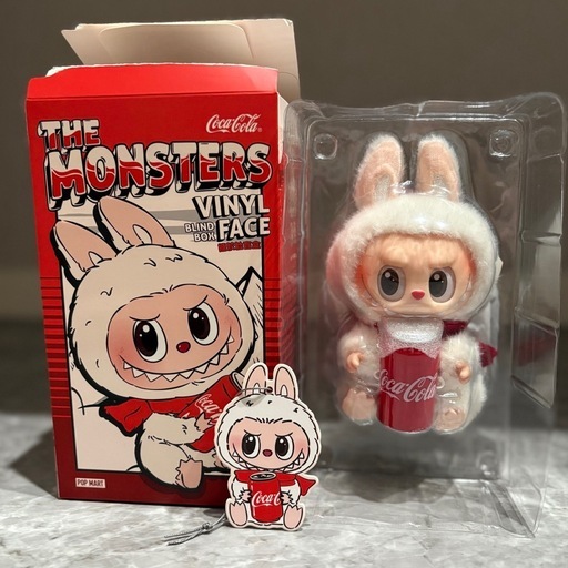 新品確実正規品！コーララブブ　THE MONSTERS コカ・コーラ　瓶＋缶2点セット
