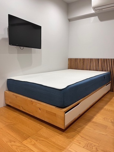 【セミダブル】コアラマットレス/IKEAベッドフレーム