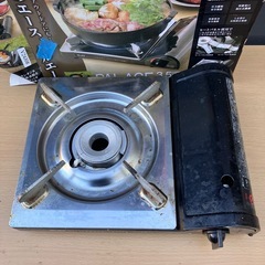 汚れ有ります　カセットコンロの画像