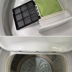 地域限定送料無料　美品【 HITACHI 】日立 ビートウォッシュ 洗濯8.0㎏/乾燥4.5㎏ 洗濯乾燥機 ナイアガラビート洗浄 自動おそうじ付 BW-DV80Fの画像