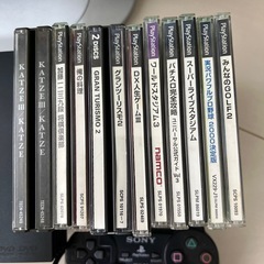 PlayStation 2 本体 + ゲームソフト10枚セットの画像