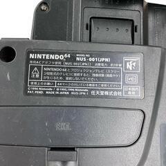 186000 現状品 Nintendo 任天堂 ニンテンドウ Nintendo64 NUS-001  ブラック [250808HM120089]の画像