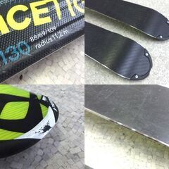 VOLKL 130cm ジュニアスキー RACETIGER SL グリーン マーカー 調整ビンディング付き板 カービング フォルクル 札幌市 屯田店の画像