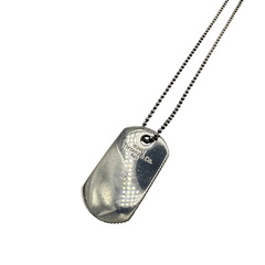 ティファニー TIFFANY&Co. ネックレス ドッグタグ 2003 シルバーの画像