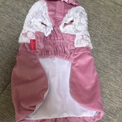 ペットパラダイス 犬 服 秋 ボレロ 付き ワンピース ディズニー ミニーマウス リボン レースの画像