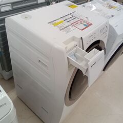 リユースのサカイ栃木店★ジモティ割あり★ SHARP ドラム式洗濯機 ES-S7H 7kg/3.5kg 23年製 動作確認／クリーニング済み TC11019の画像